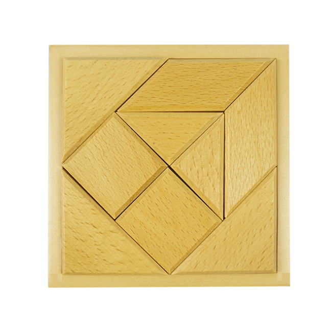 2019 Toys Kids Wholesale Custom Tangram Wooden Tangram Puzzle